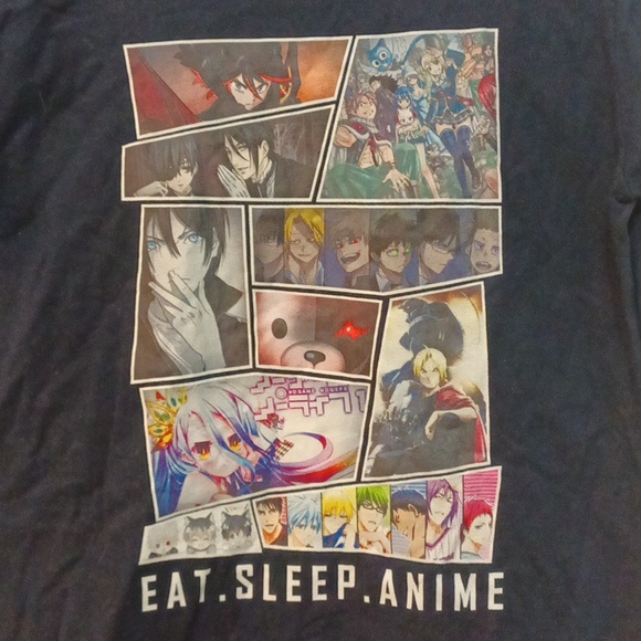 Next level black T-shirt with Manga artwork. - Picture 3 of 5